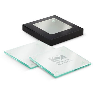 Saturn Glass Coaster Set of 2