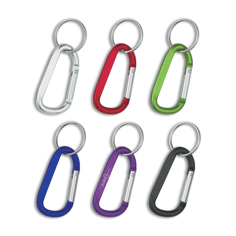 6 mm Carabiner With Split Ring